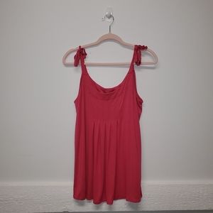 NWT Tie Shoulder Sleeveless Top